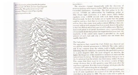 Cambridge Encyclopedia of Astronomy source image for Unknown Pleasures Peter Saville